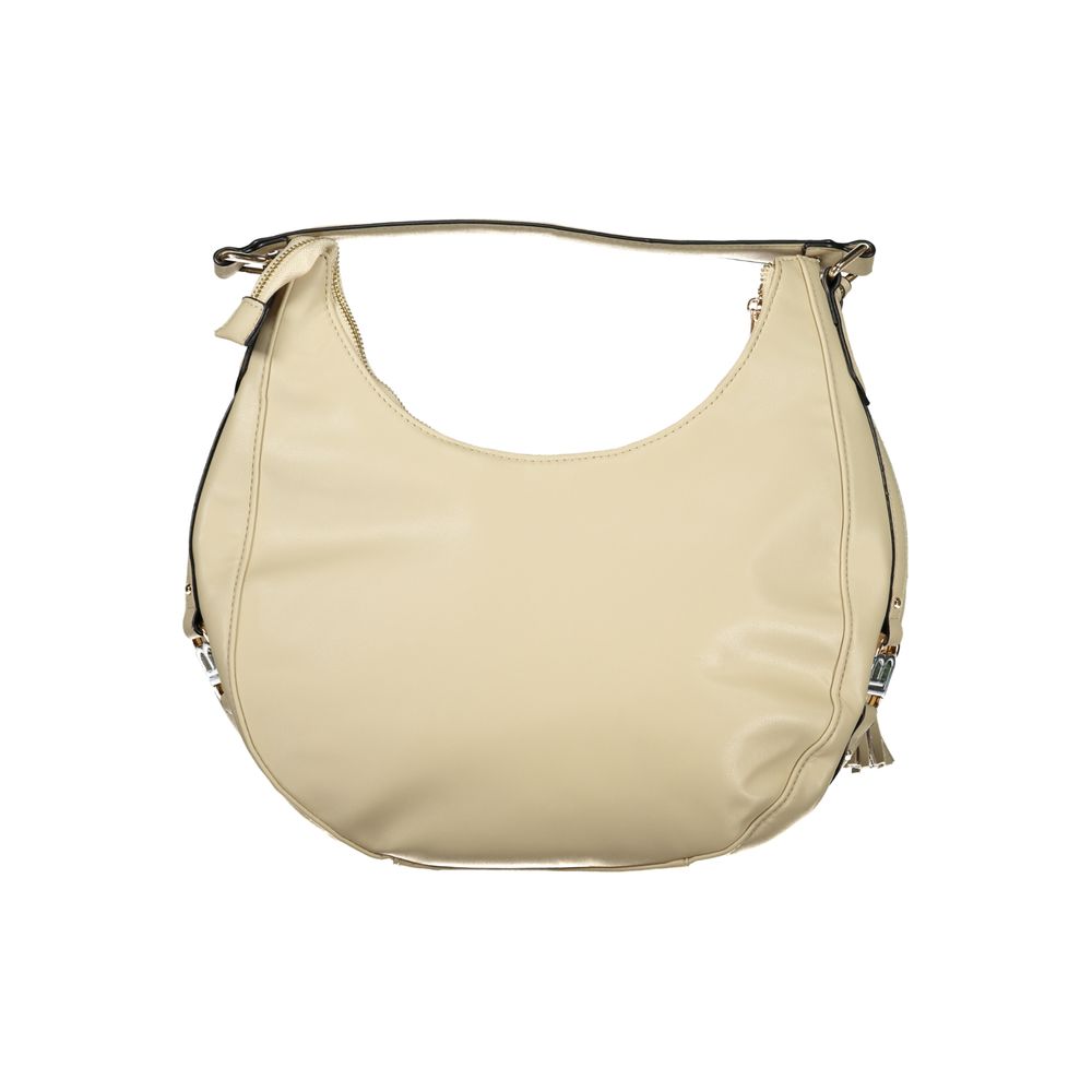 Beige PVC Women's Handbag - ventzia