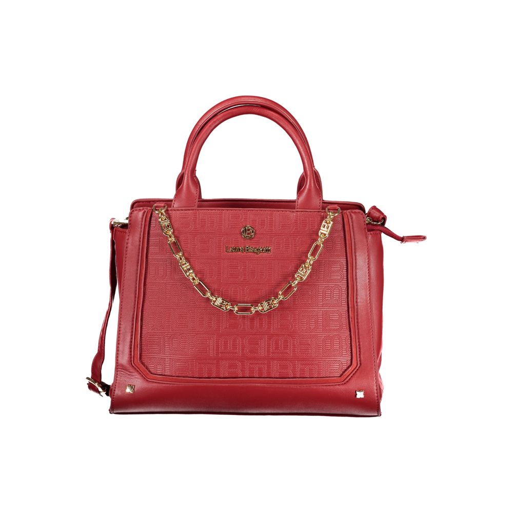 Red PVC Women Handbag - ventzia