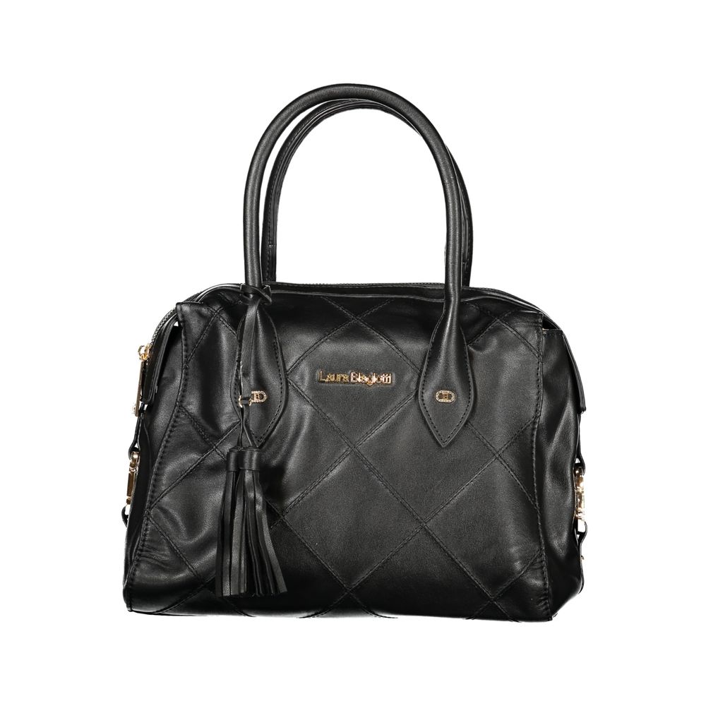 Black PVC Women Handbag - ventzia