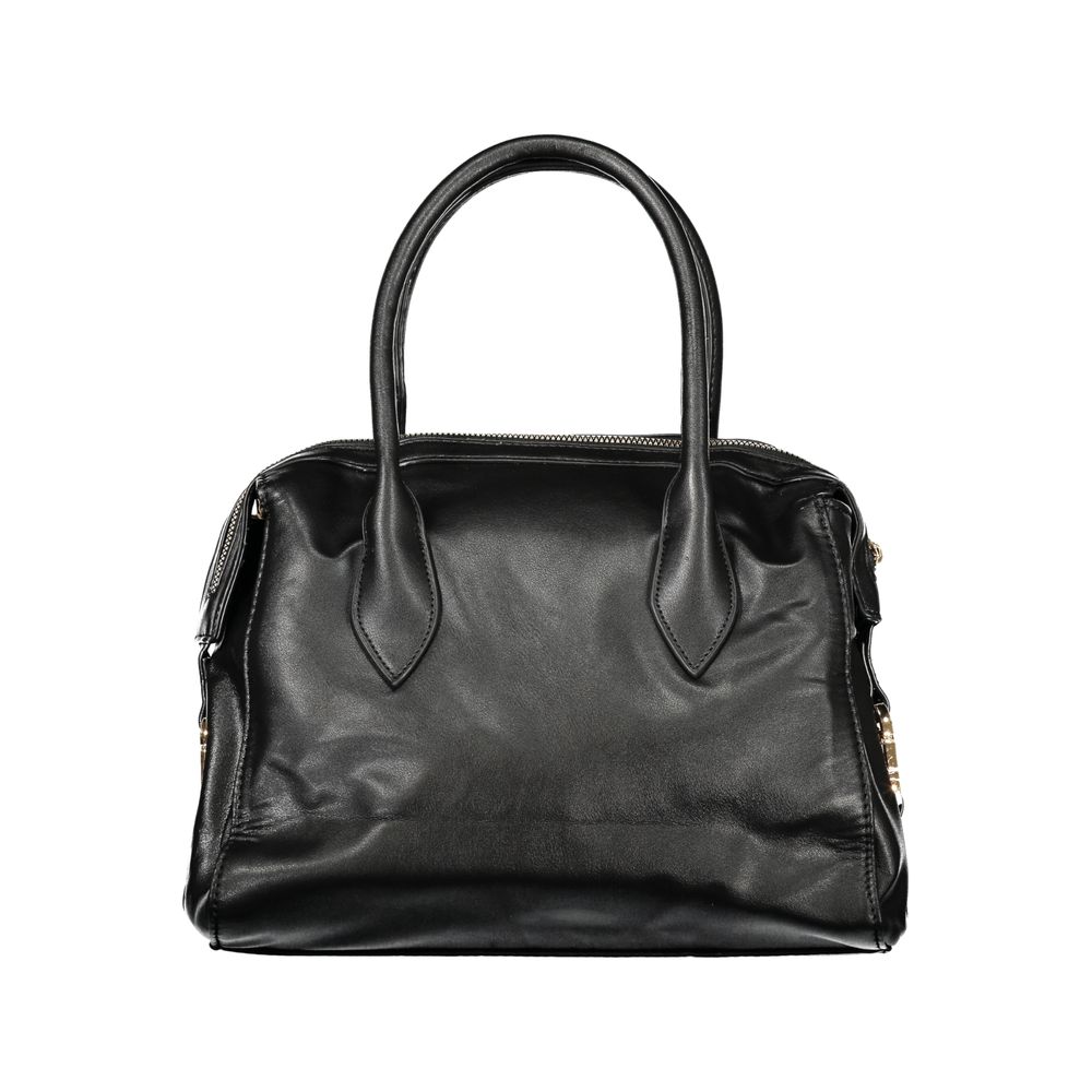 Black PVC Women Handbag - ventzia