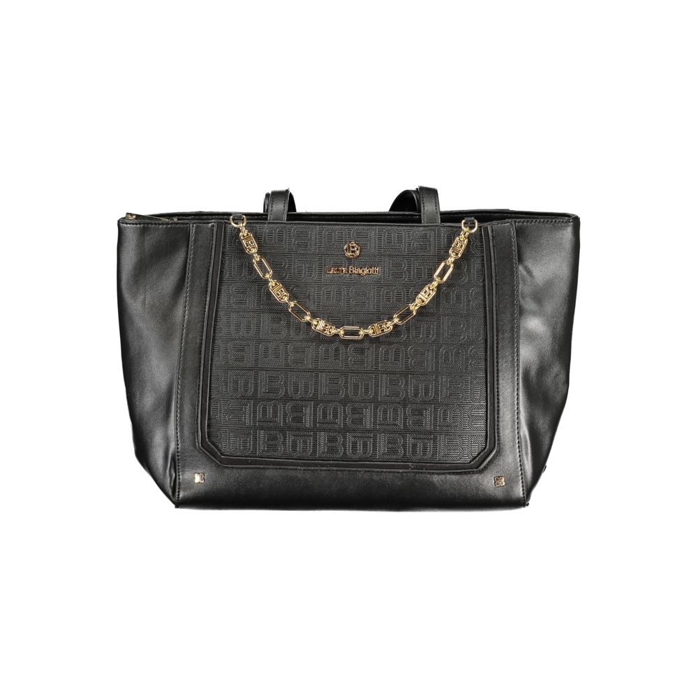 Black PVC Women Handbag - ventzia