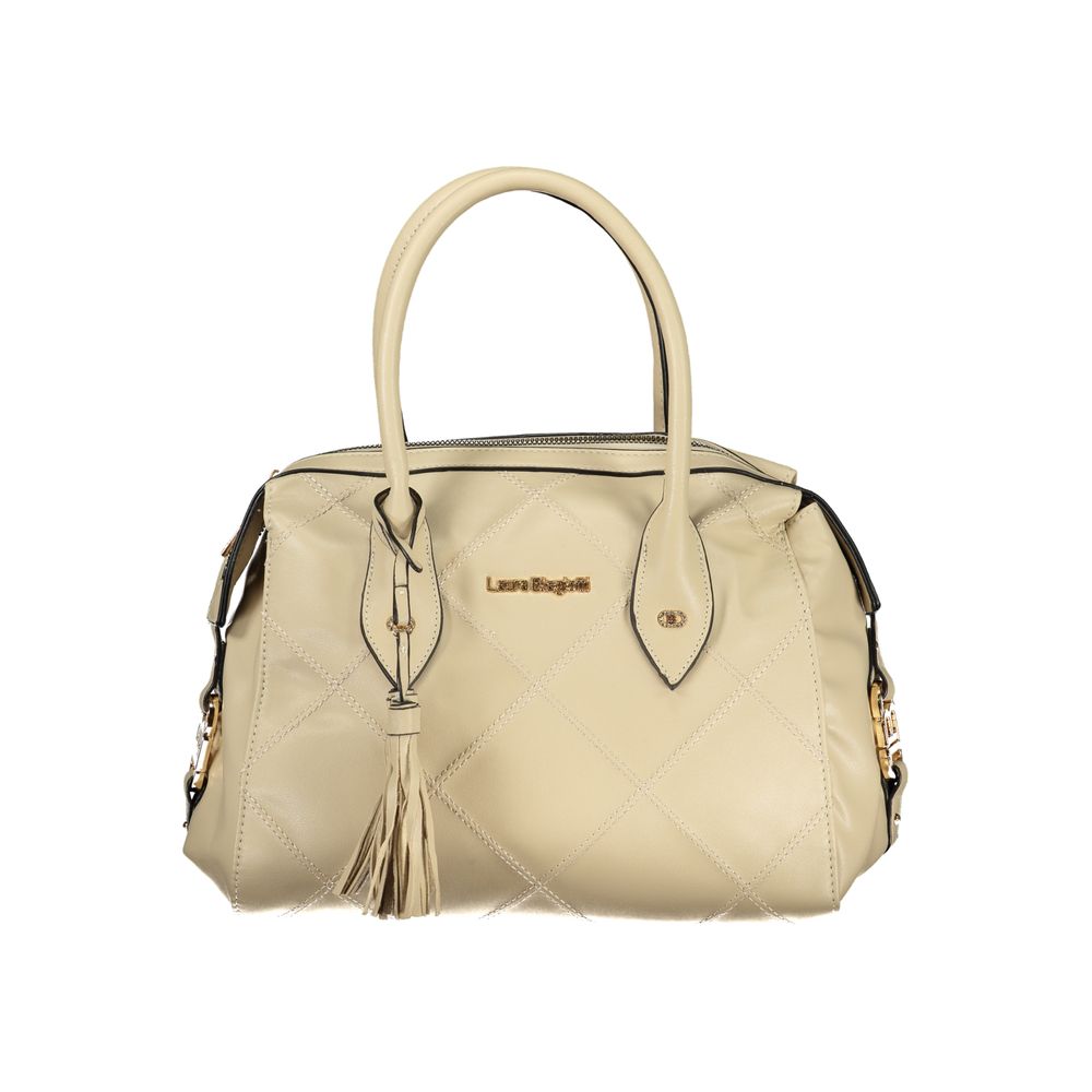 Beige PVC Women Handbag - ventzia