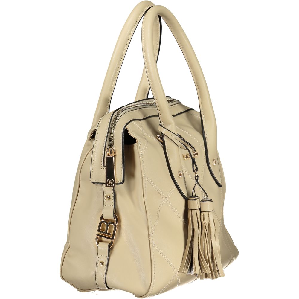 Beige Pvc Handbag