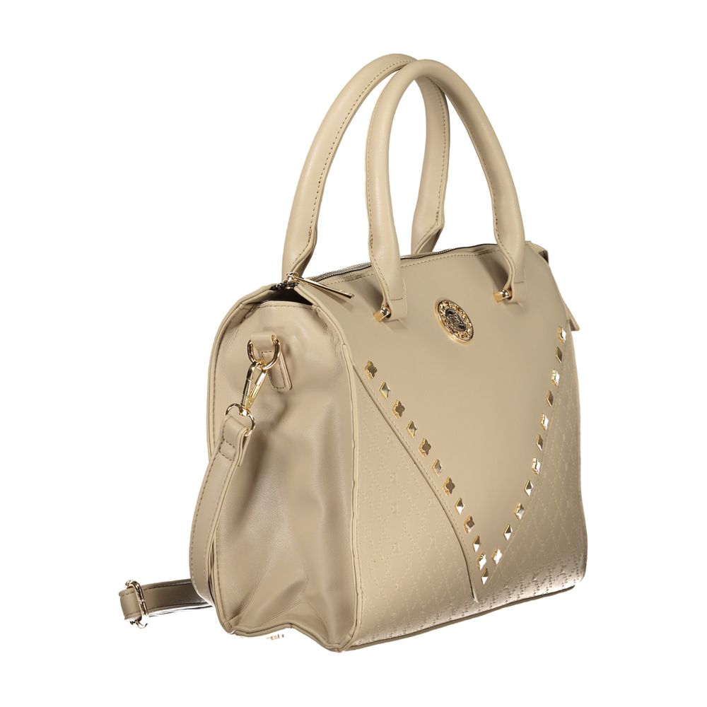 Beige PVC Women Handbag - ventzia