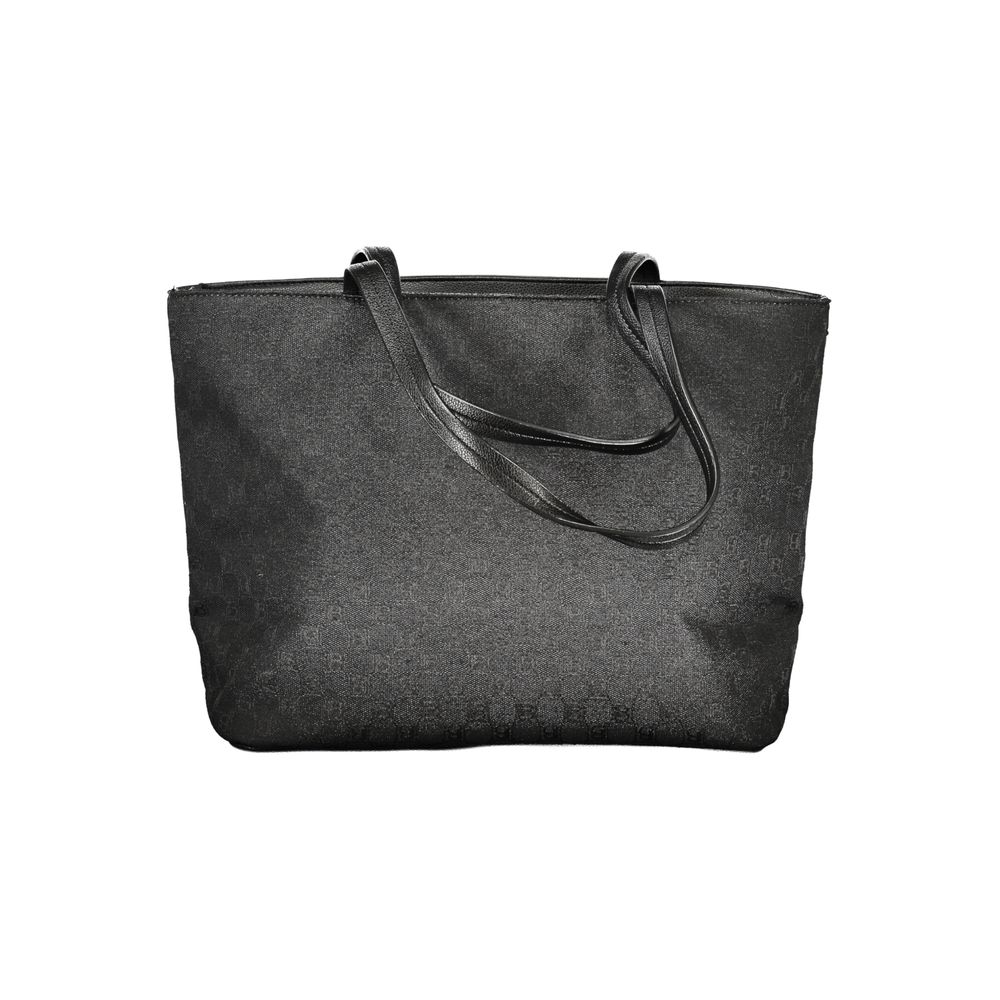 Black Polyester Handbag
