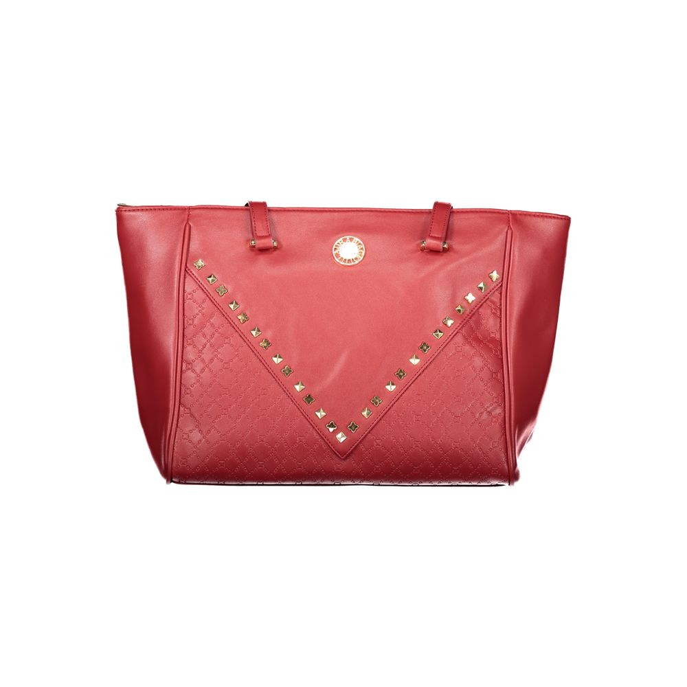 Rosso PVC Women Handbag - ventzia