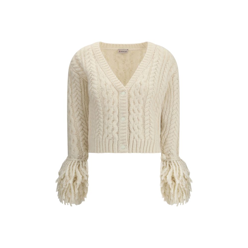 Cream Alpaca Vicugna Pacos Cardigan - ventzia