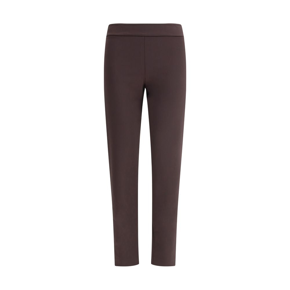 Brown Polyamide Pants - ventzia