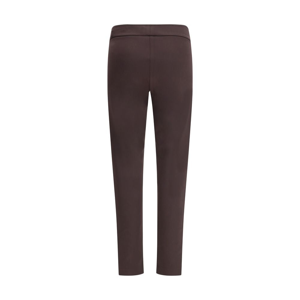Brown Polyamide Pants - ventzia