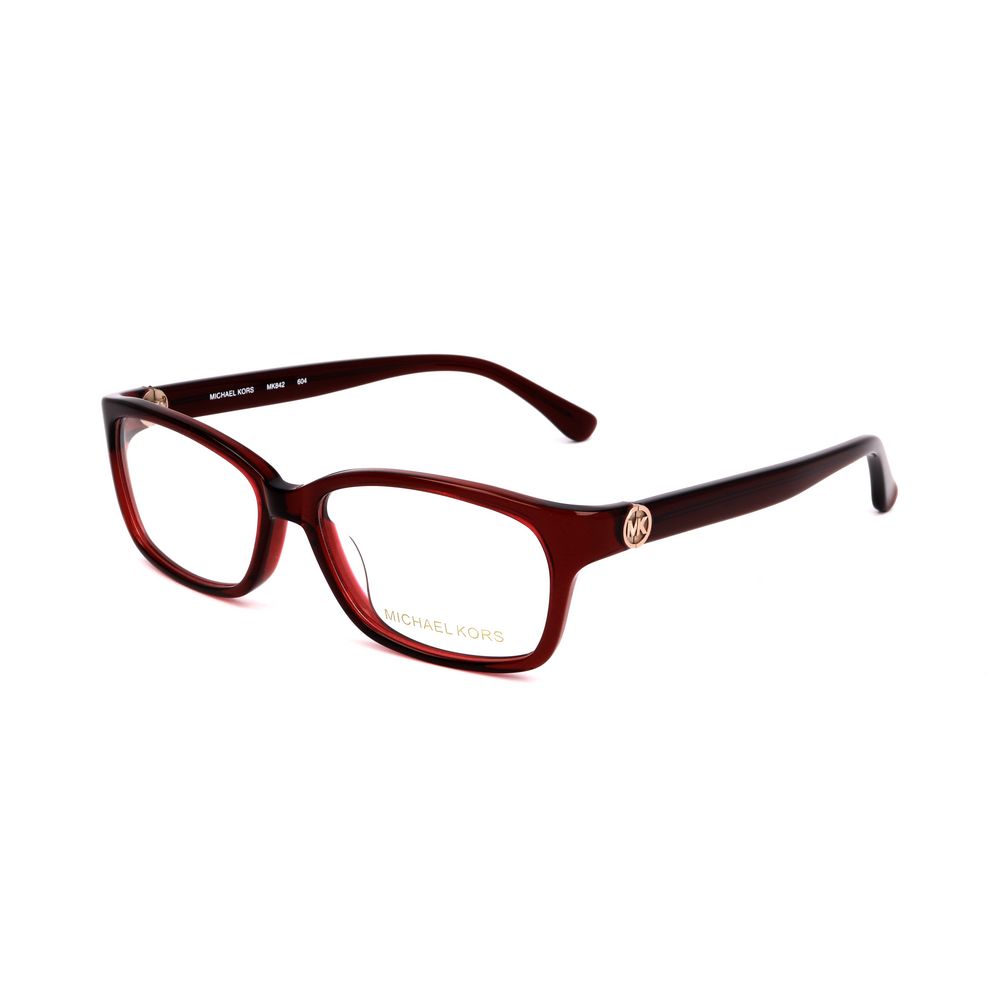 Burgundy Plastic Glasses (Frames) - ventzia