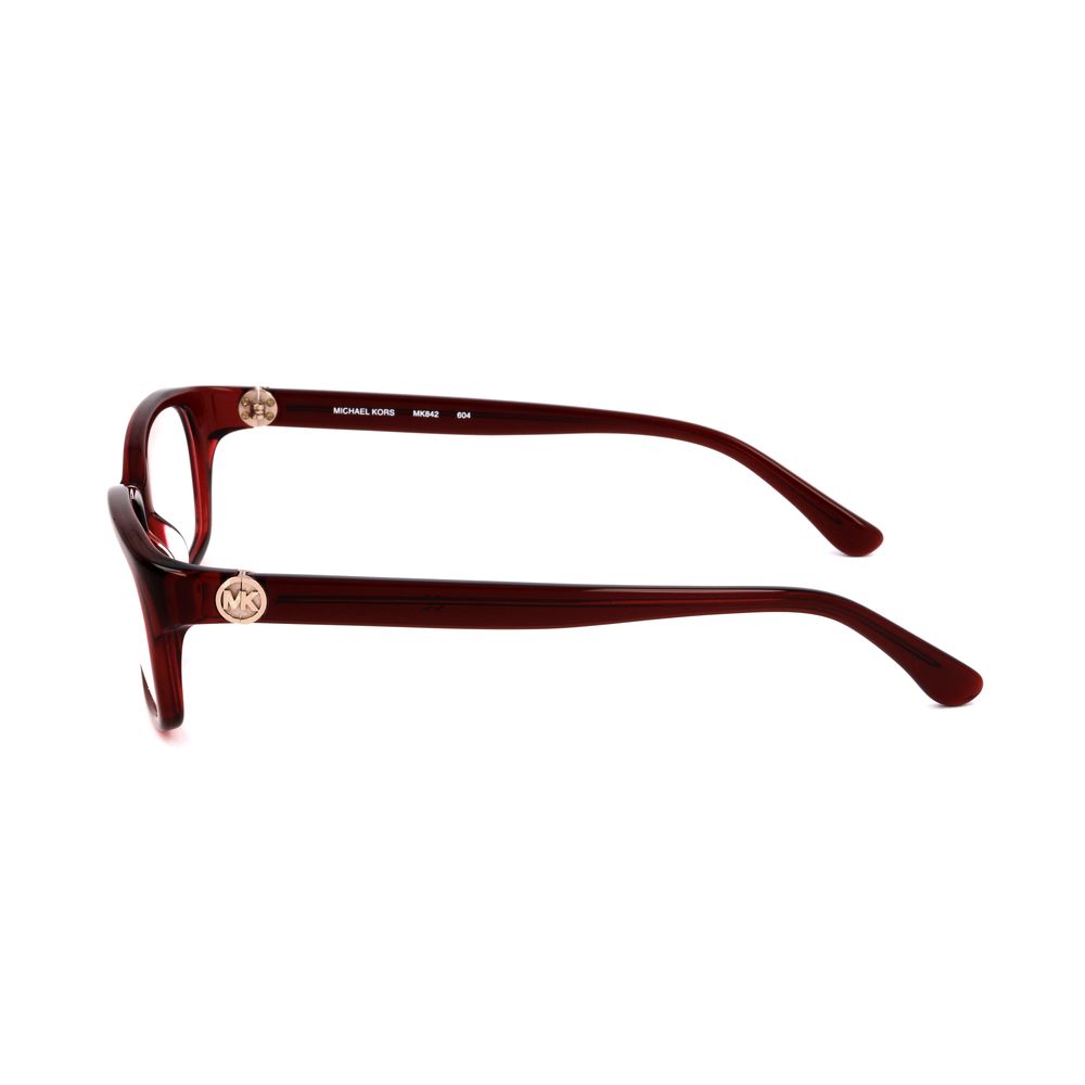 Burgundy Plastic Glasses (Frames) - ventzia