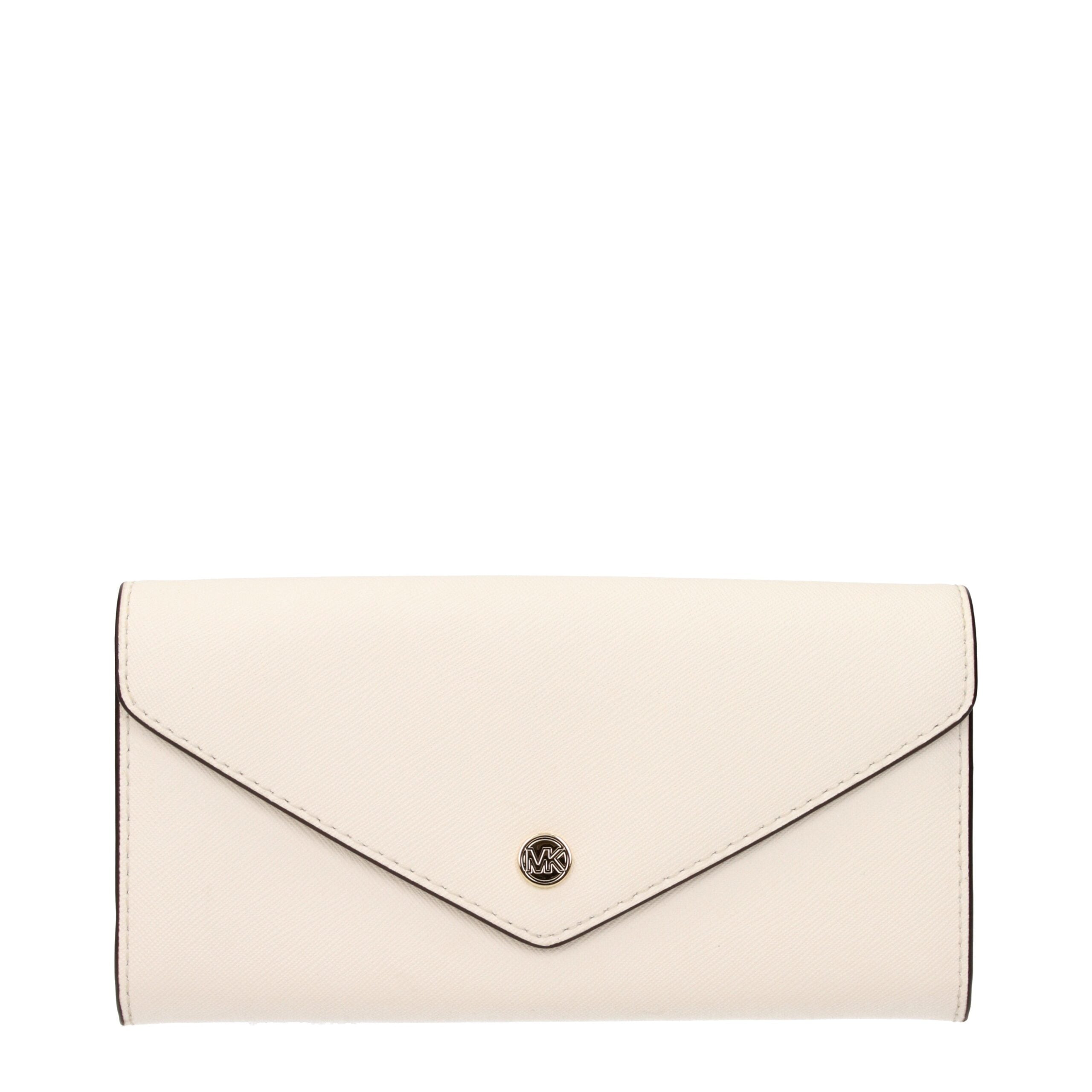 Beige Leather Wallet - ventzia