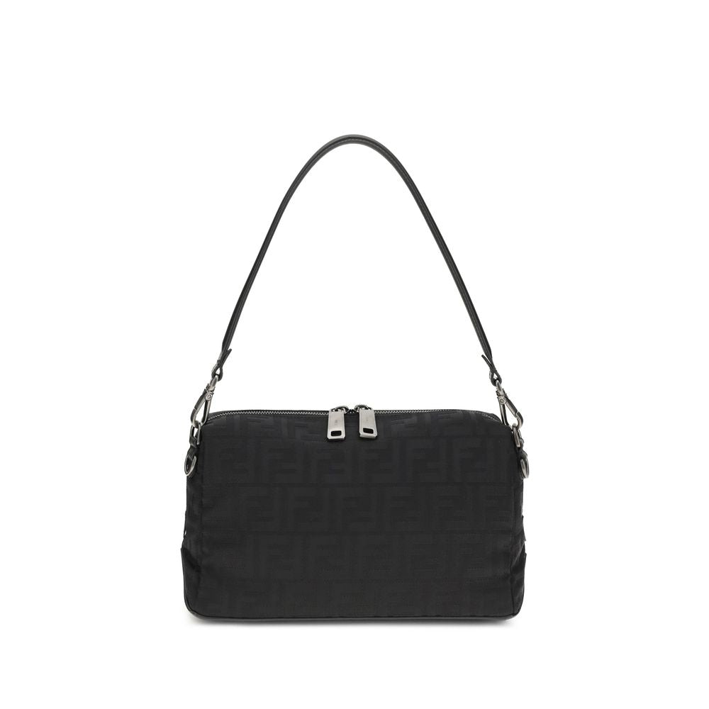 Black Nylon Shoulder Bag