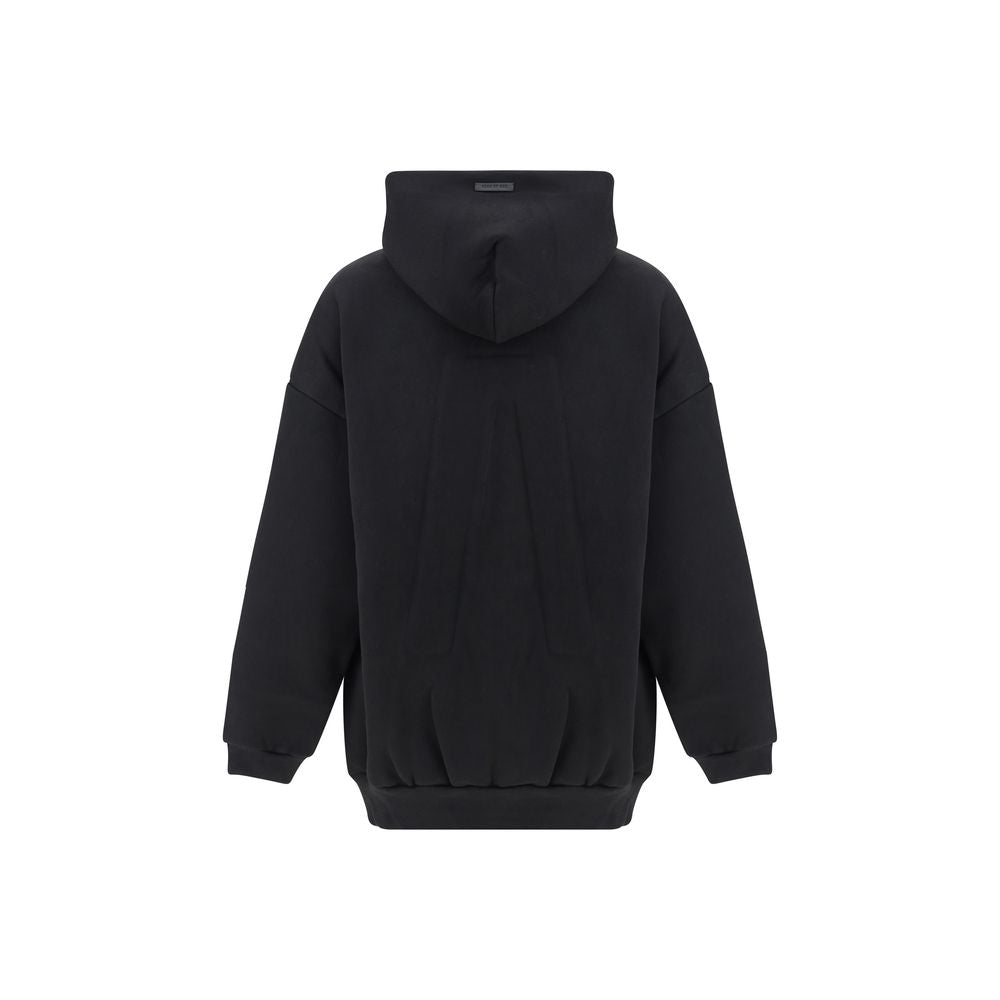 Black Cotton Sweatshirt