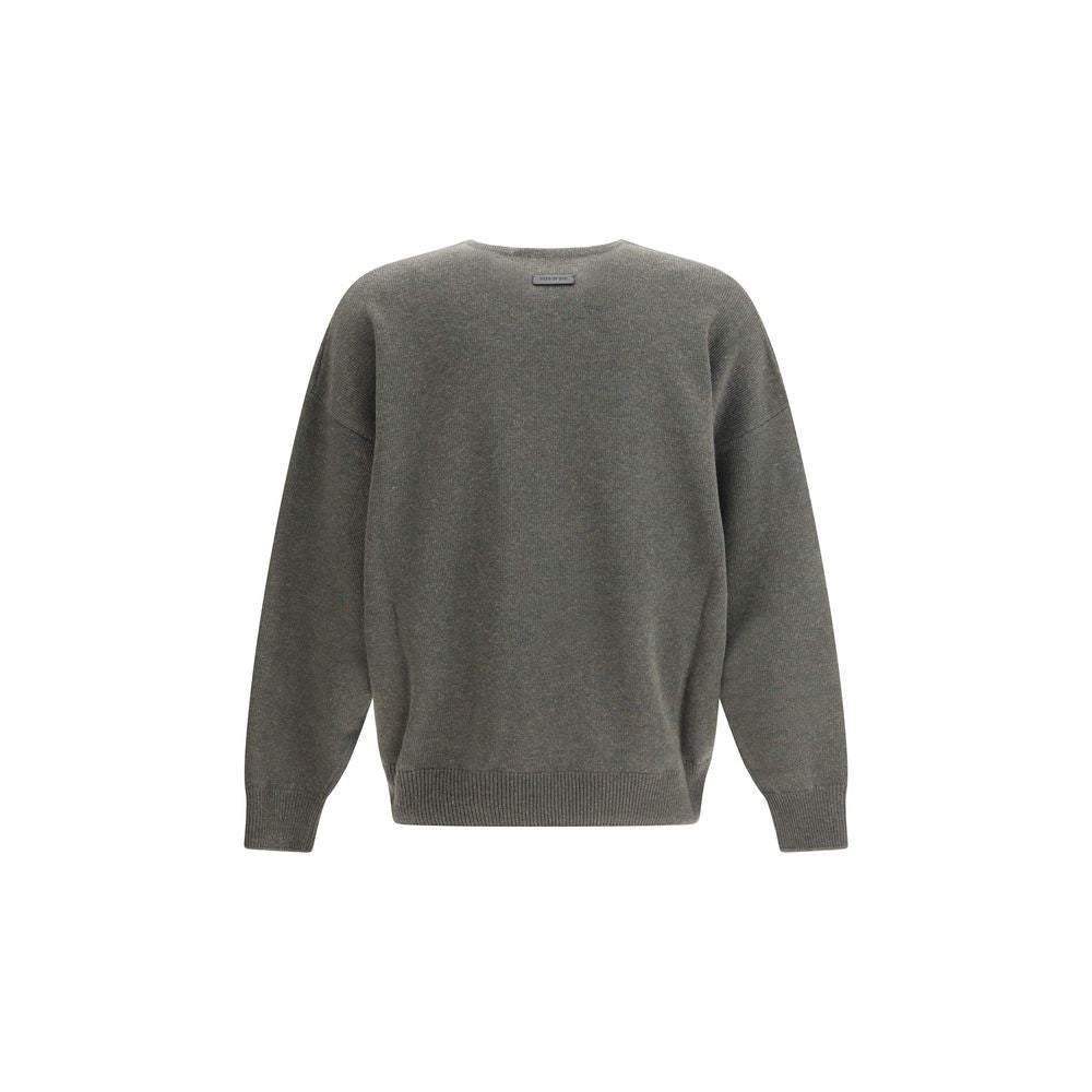Black Fleece Wool Sweatshirt