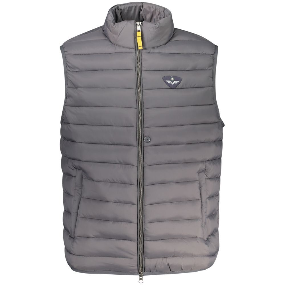 Grigio Poliammide Men's Jacket - ventzia