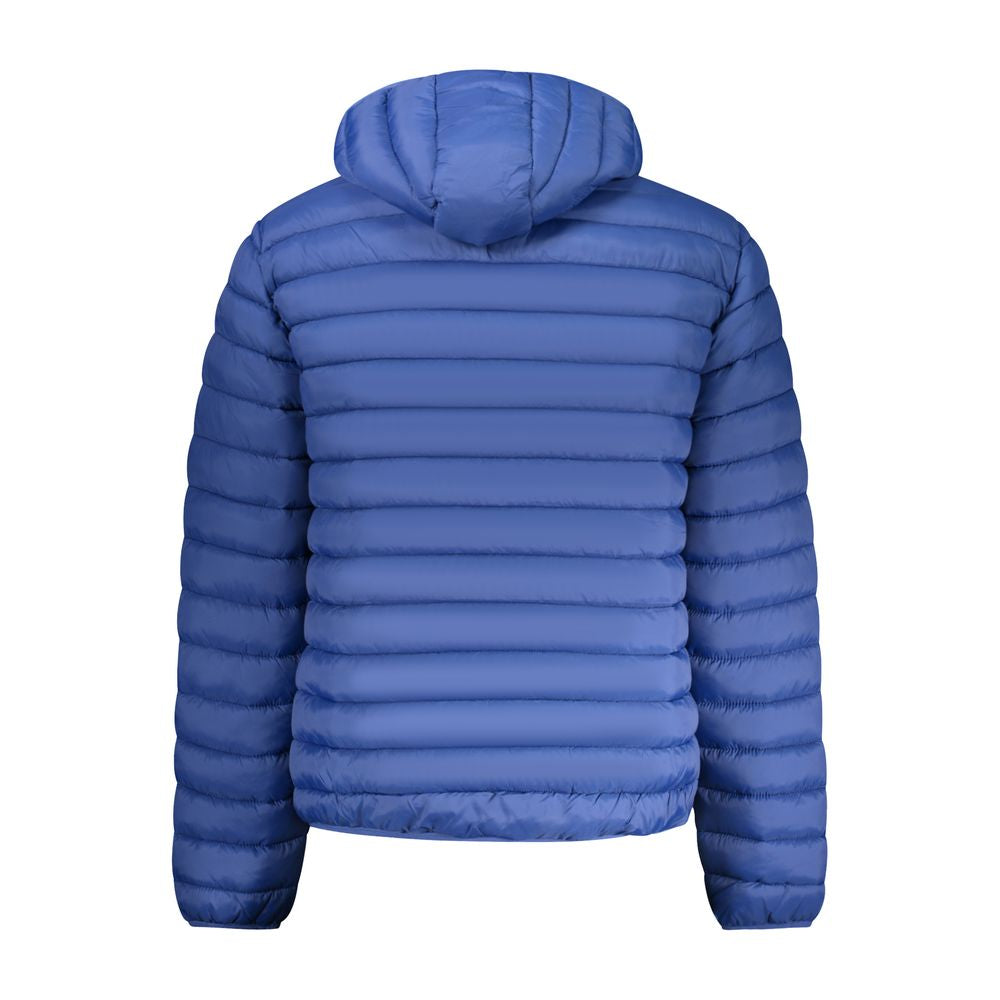 Blu Poliammide Men's Jacket - ventzia