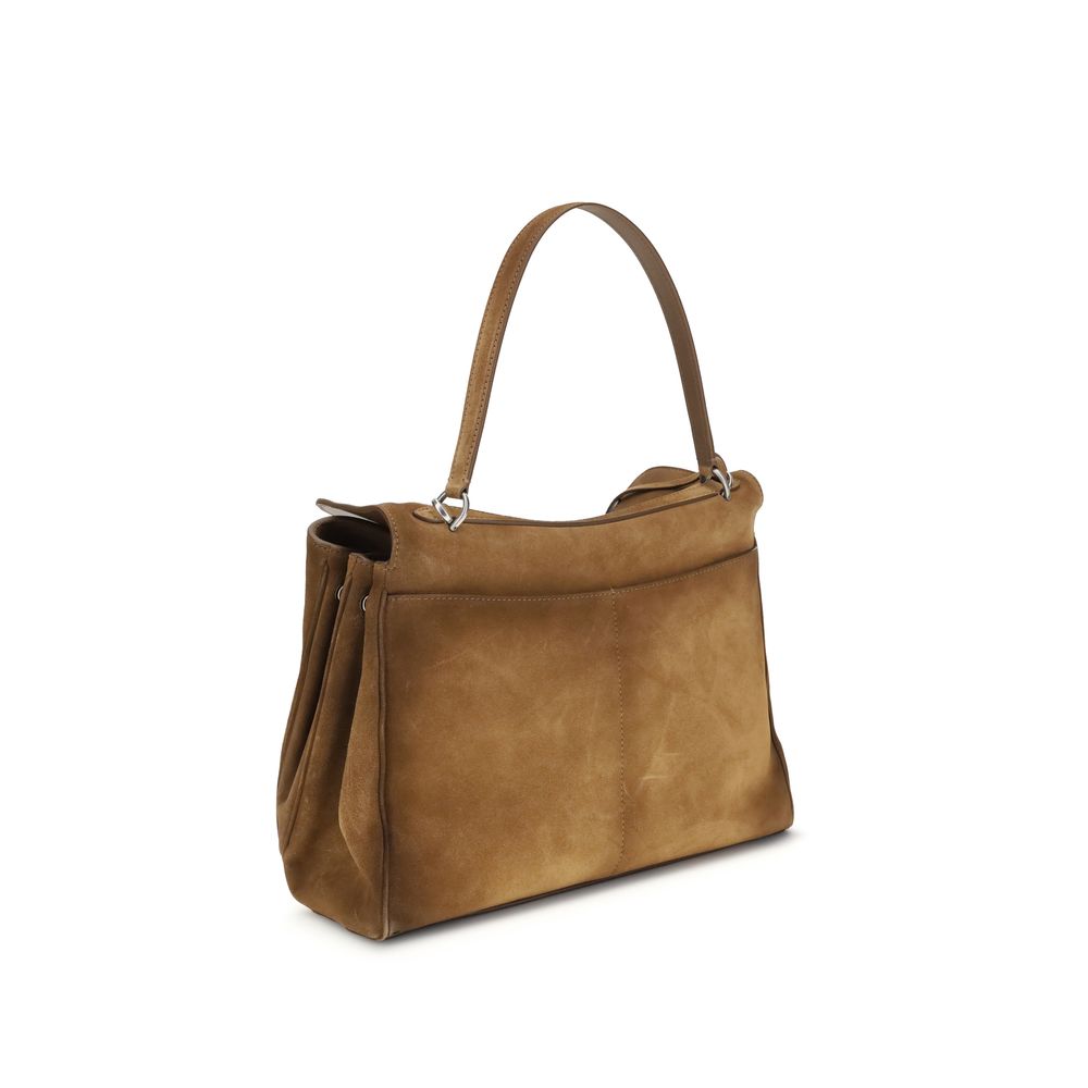 Brown Calf Leather Bos Taurus Shoulder Bag - ventzia