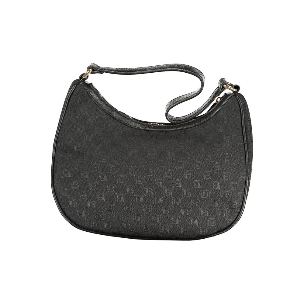 Black Polyester Women Handbag - ventzia