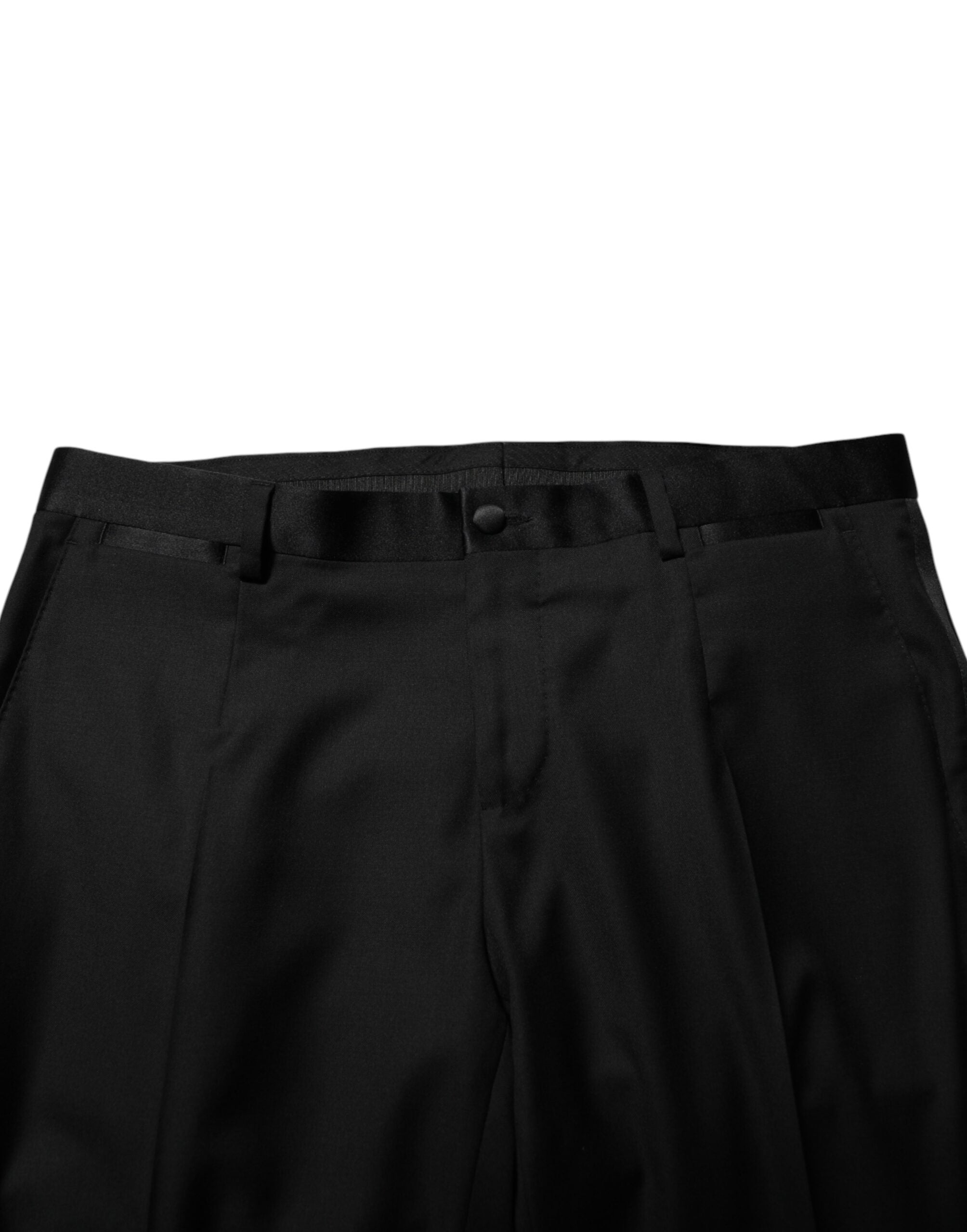 Black 2 Buttons Jacket Formal 2 Piece Suit - ventzia