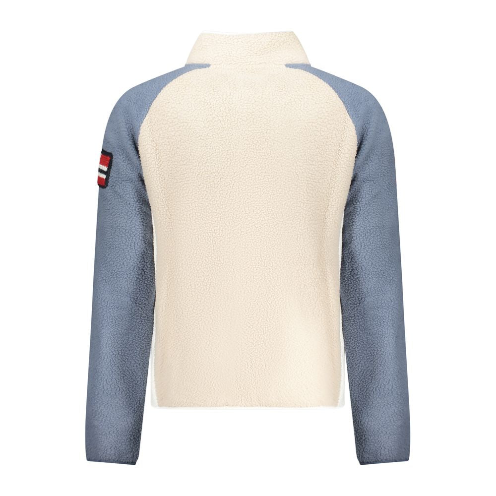 Beige Polyester Men Sweatshirt - ventzia