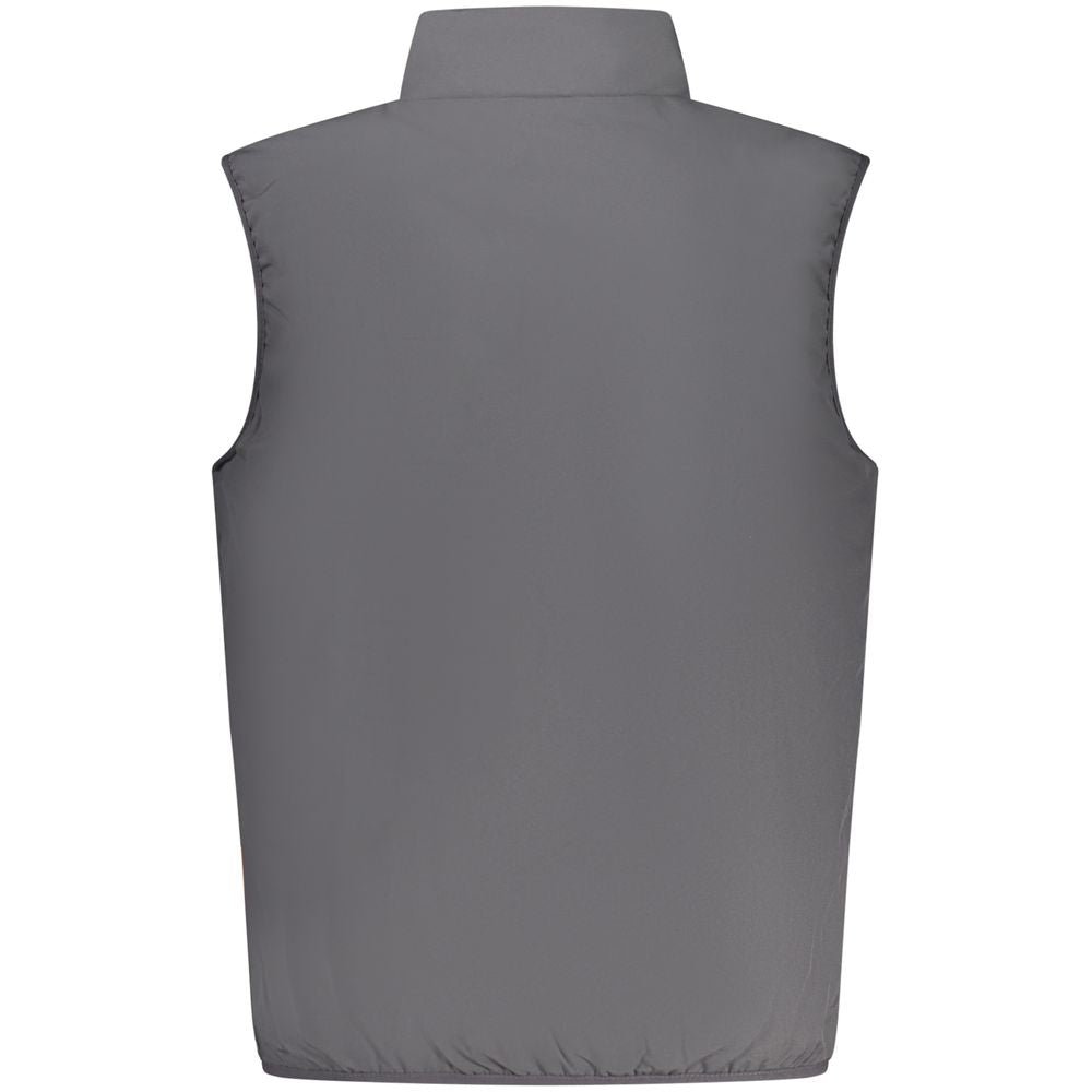 Grigio Polyester Men's Jacket