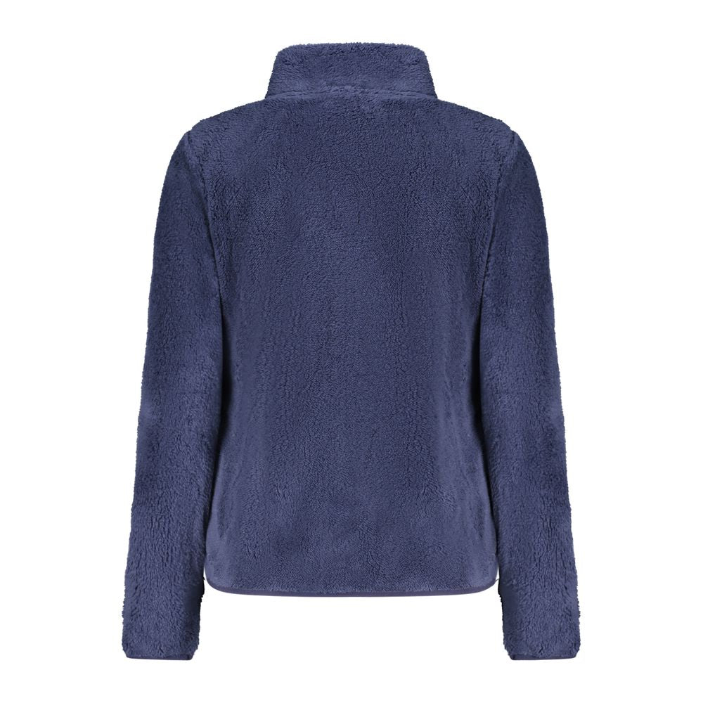 Blue Polyester Sweatshirt