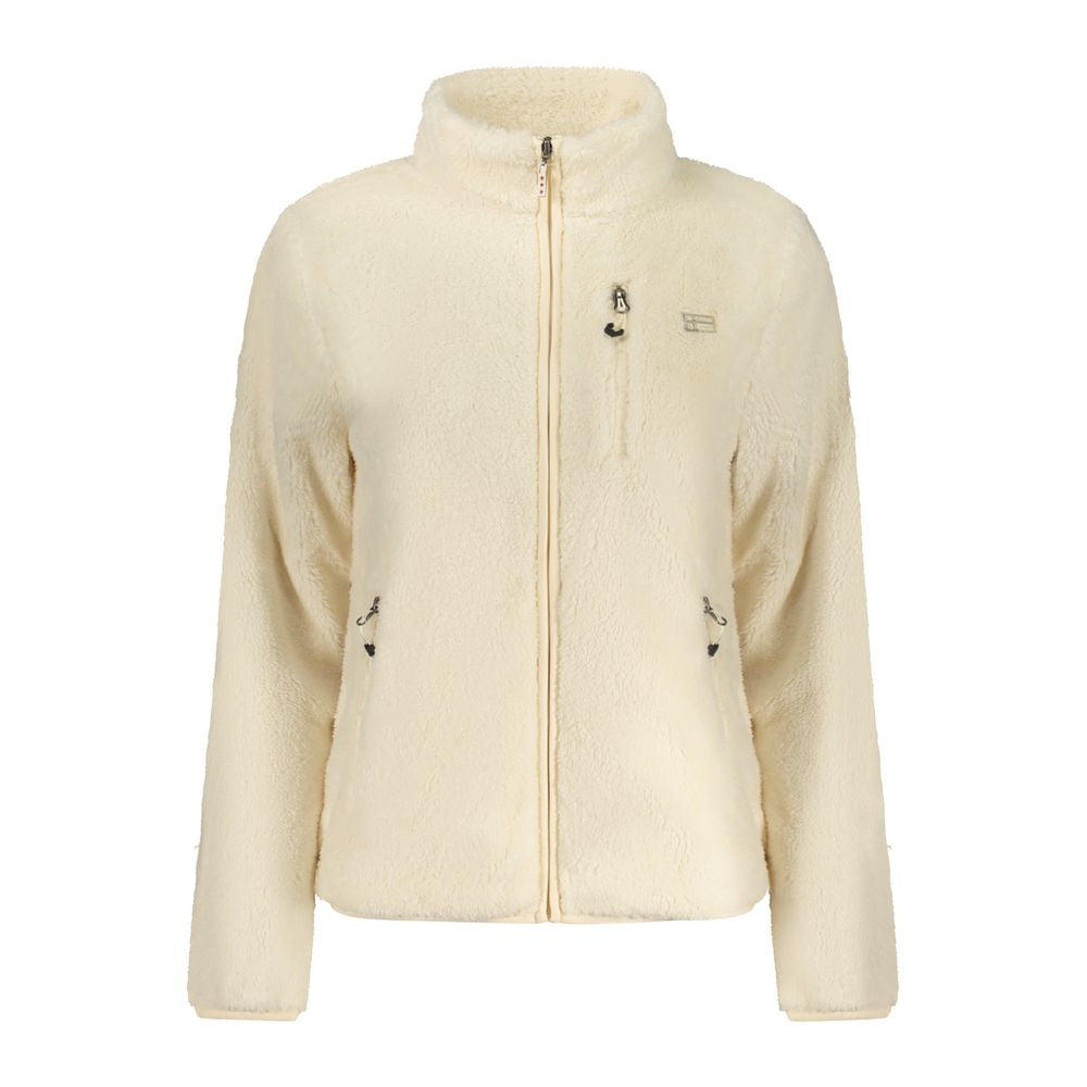 Bianco Polyester Woman Sweatshirt - ventzia