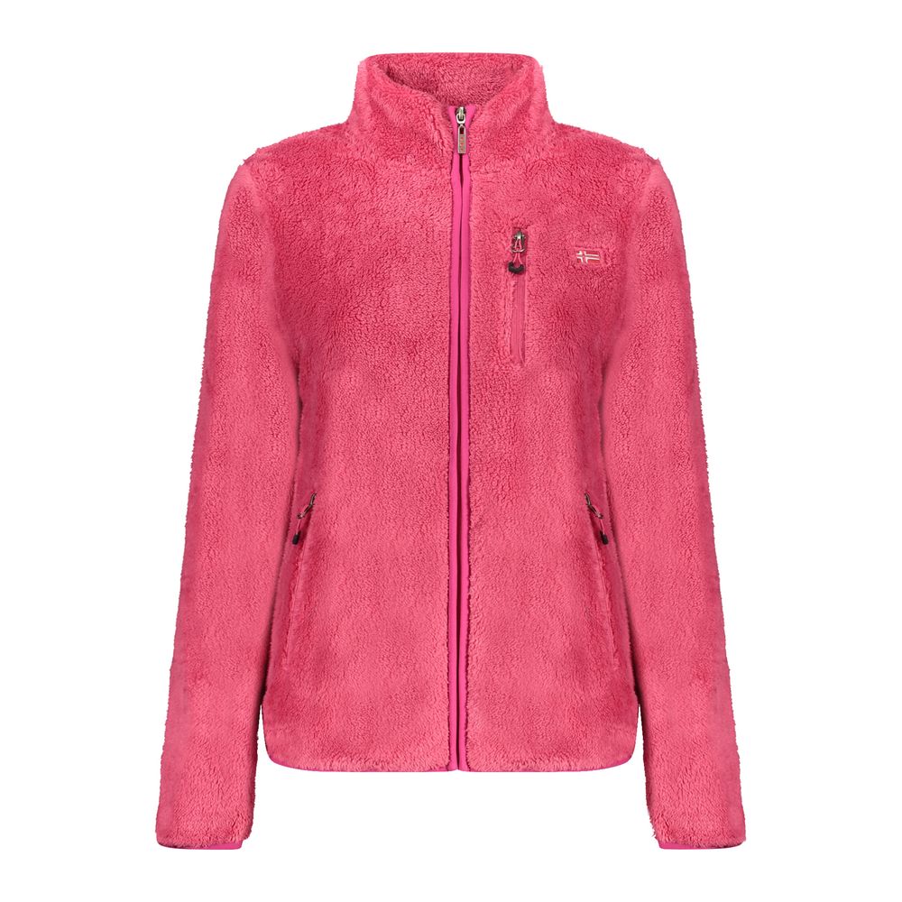 Rosa Polyester Woman Sweatshirt - ventzia