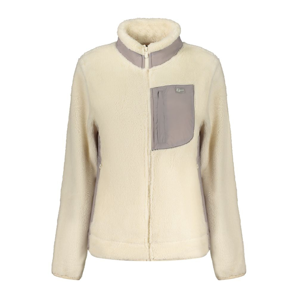 Bianco Polyester Woman Sweatshirt - ventzia