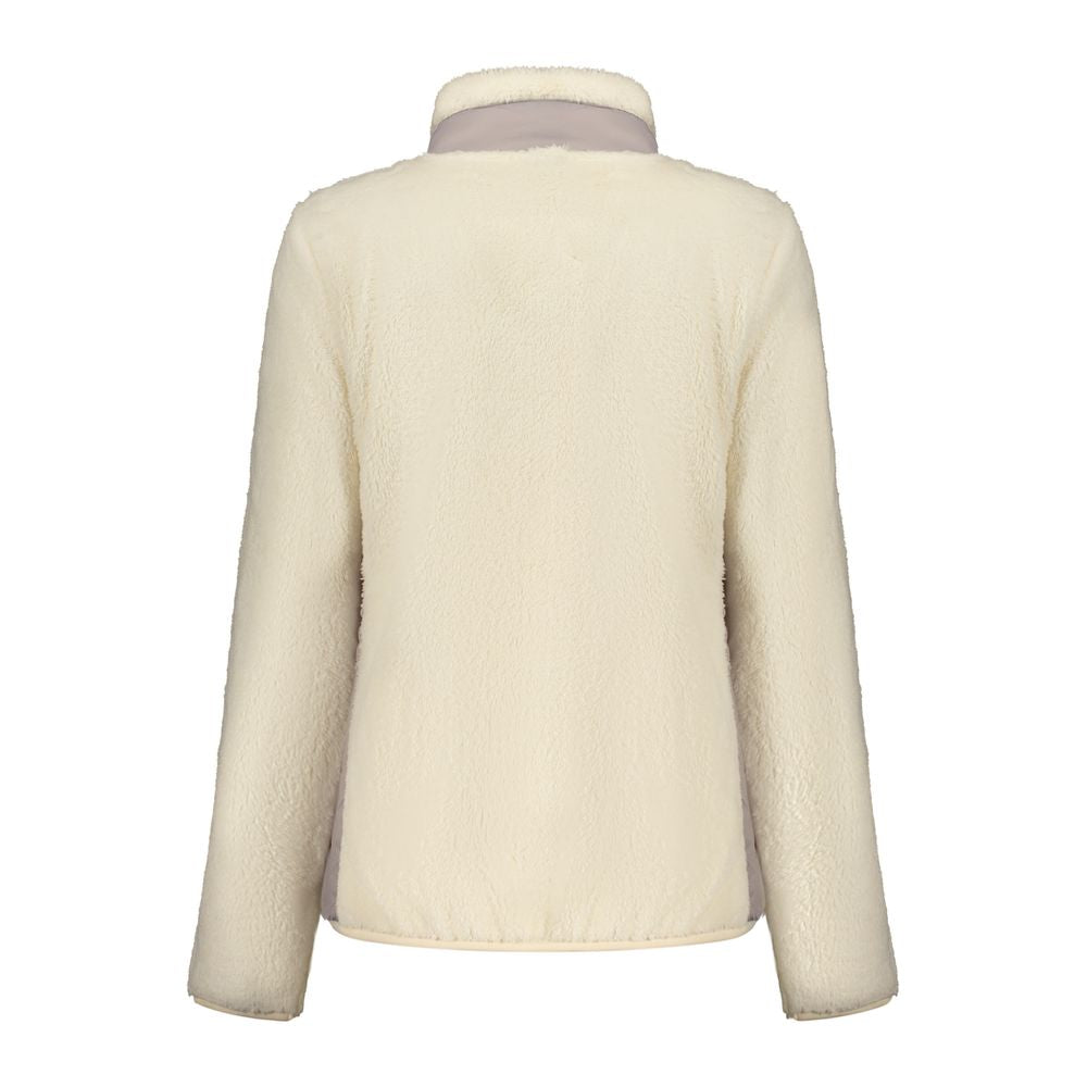 Bianco Polyester Woman Sweatshirt - ventzia