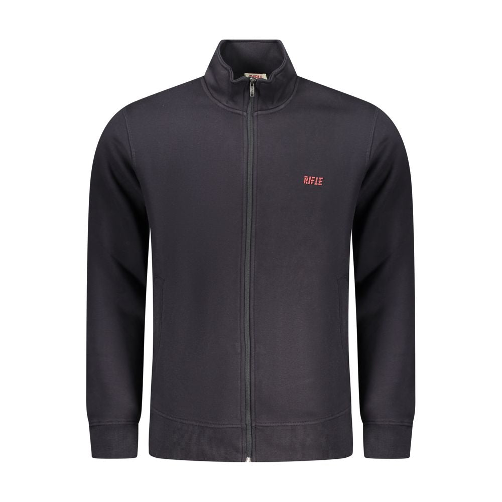 Blue Cotton Men's Sweatshirt - ventzia