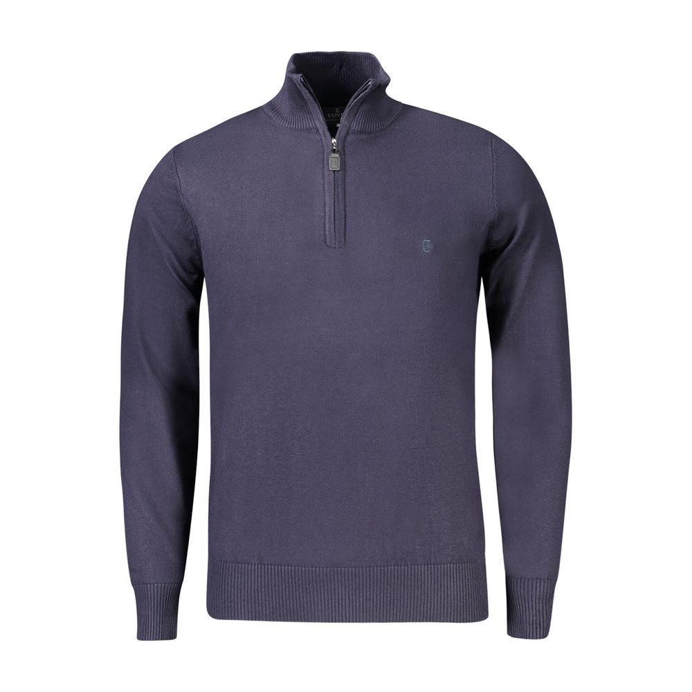 Blue Viscose Men's Sweater - ventzia