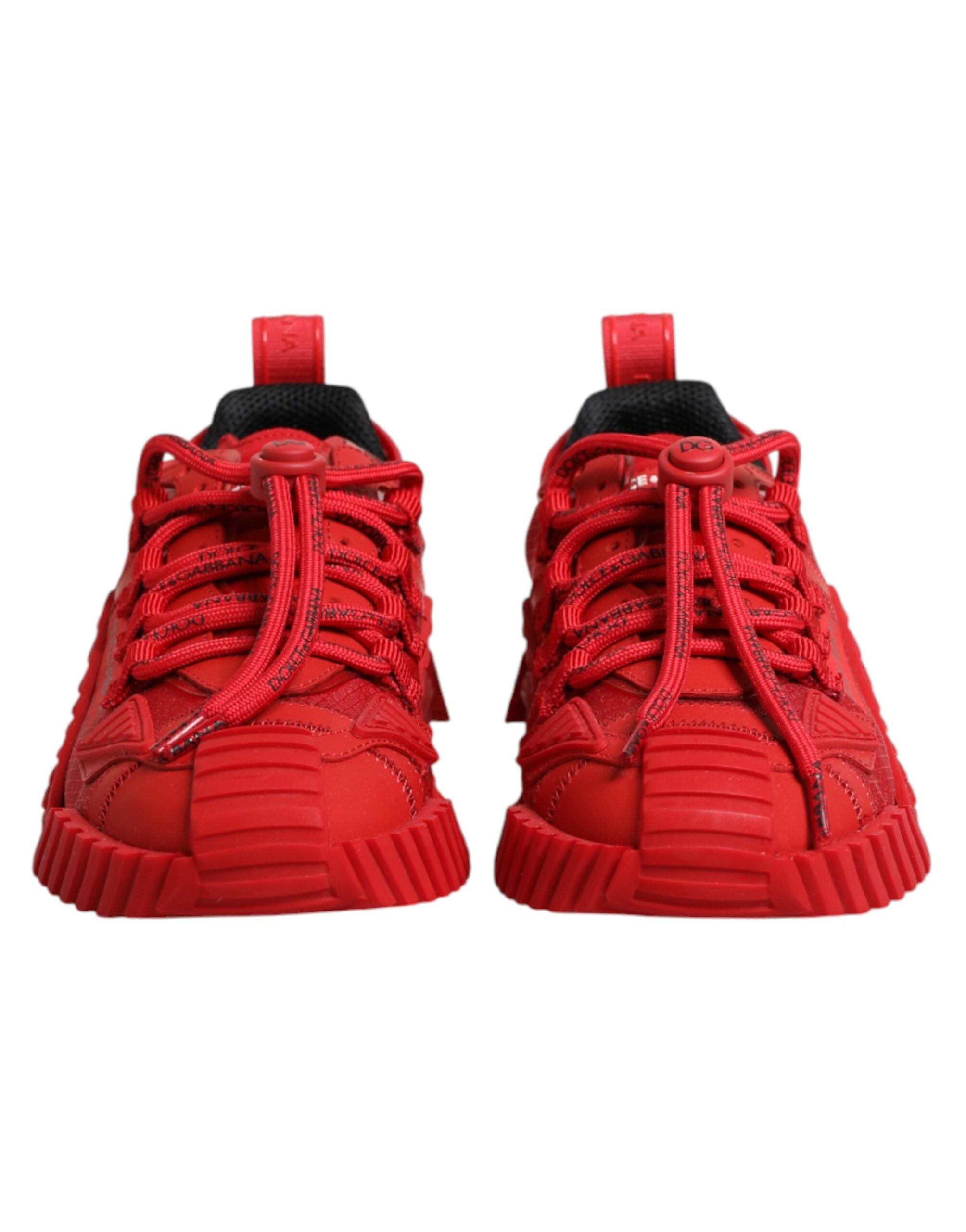 Red Logo Lace Low Top NS1 Sneakers Shoes - ventzia