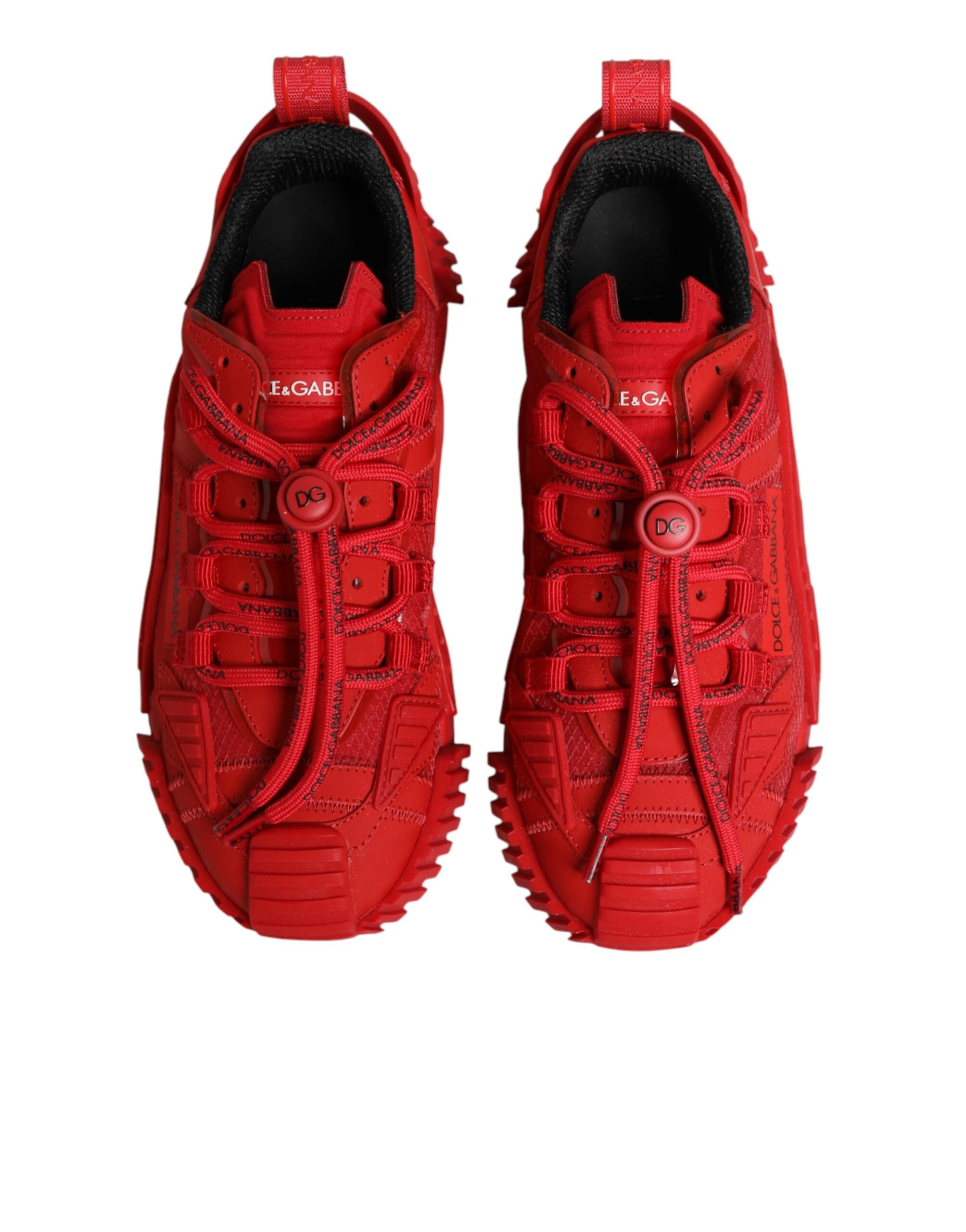Red Logo Lace Low Top NS1 Sneakers Shoes - ventzia