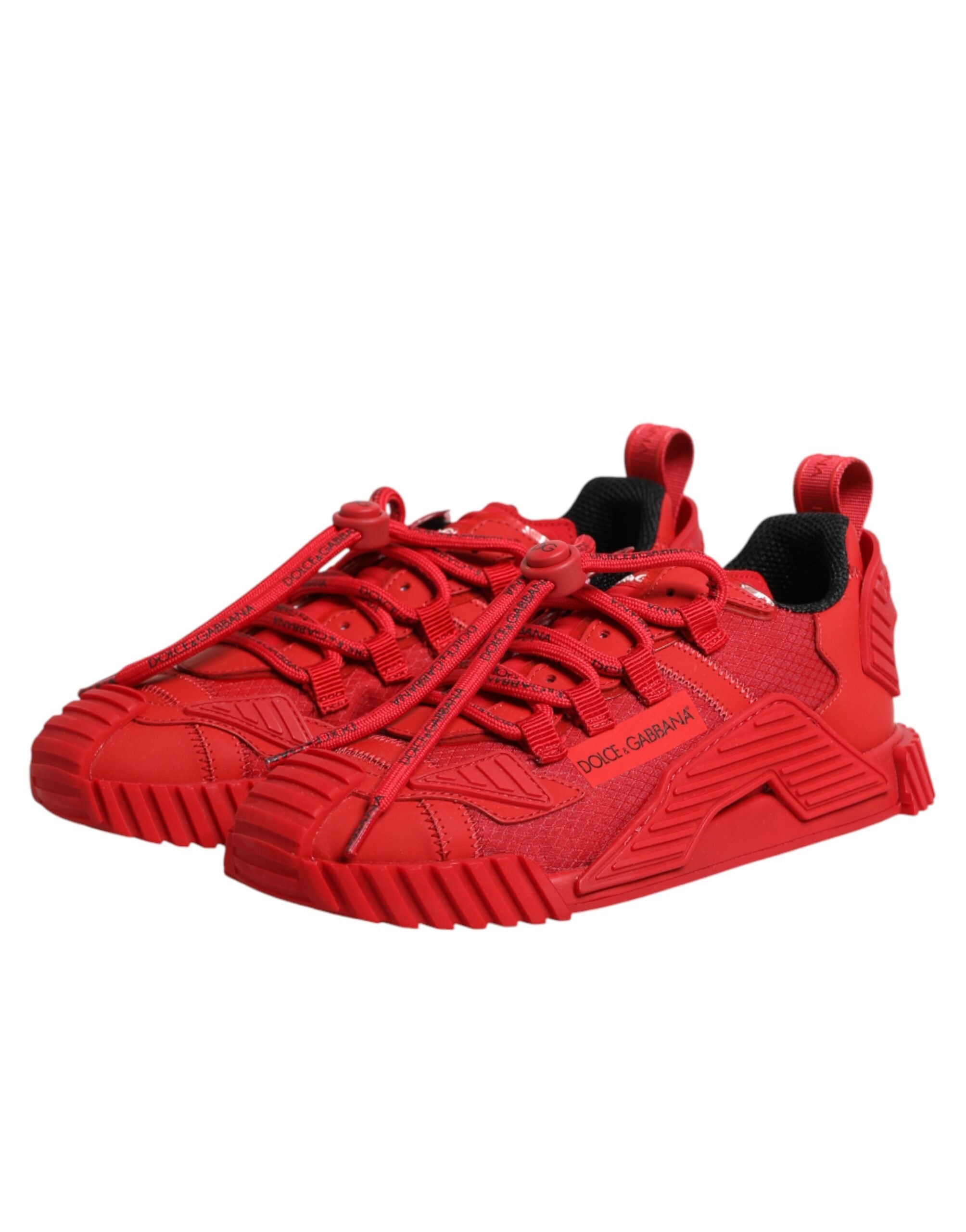Red Logo Lace Low Top NS1 Sneakers Shoes - ventzia