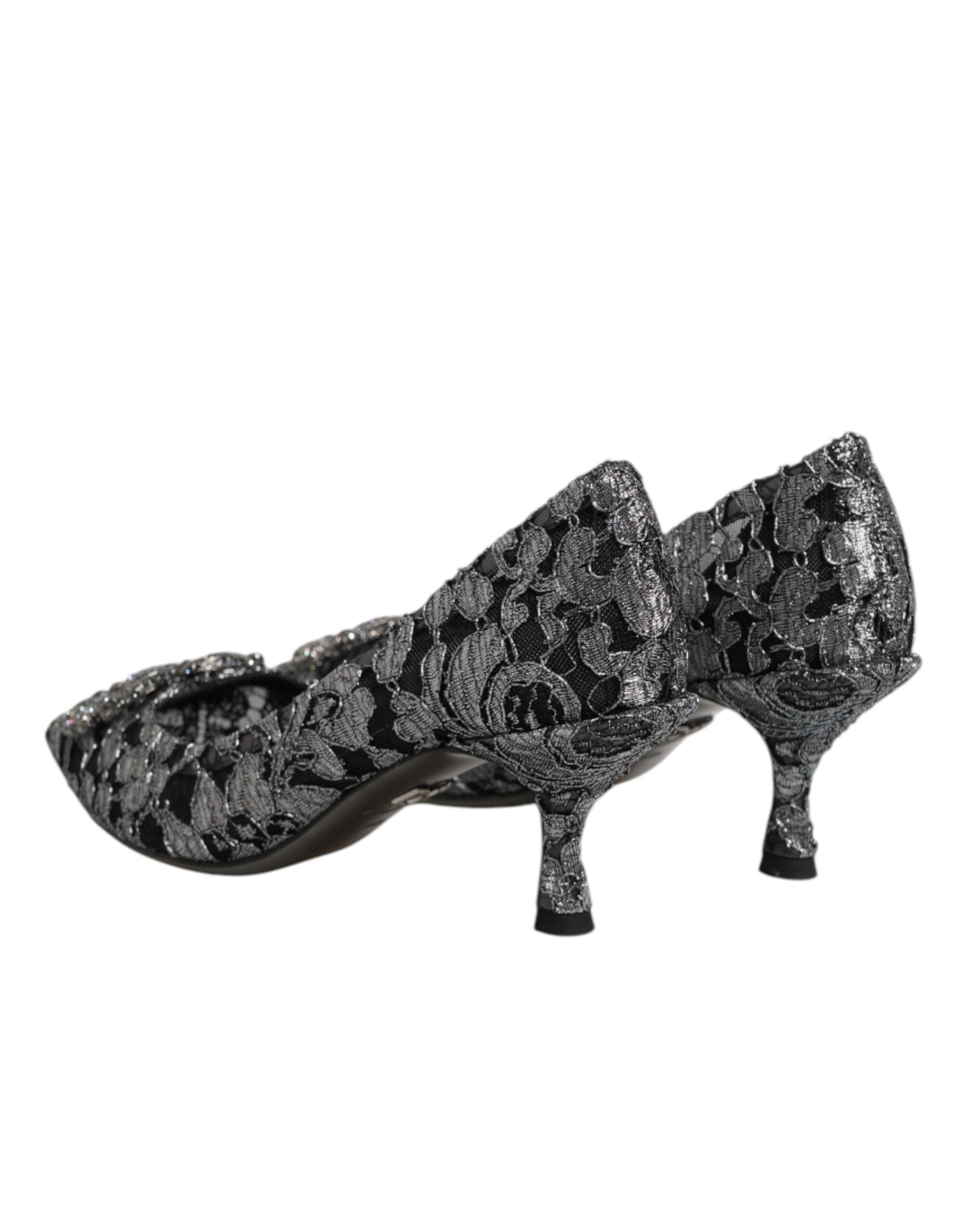 Silver Lace DG Amore Heels Pumps Shoes