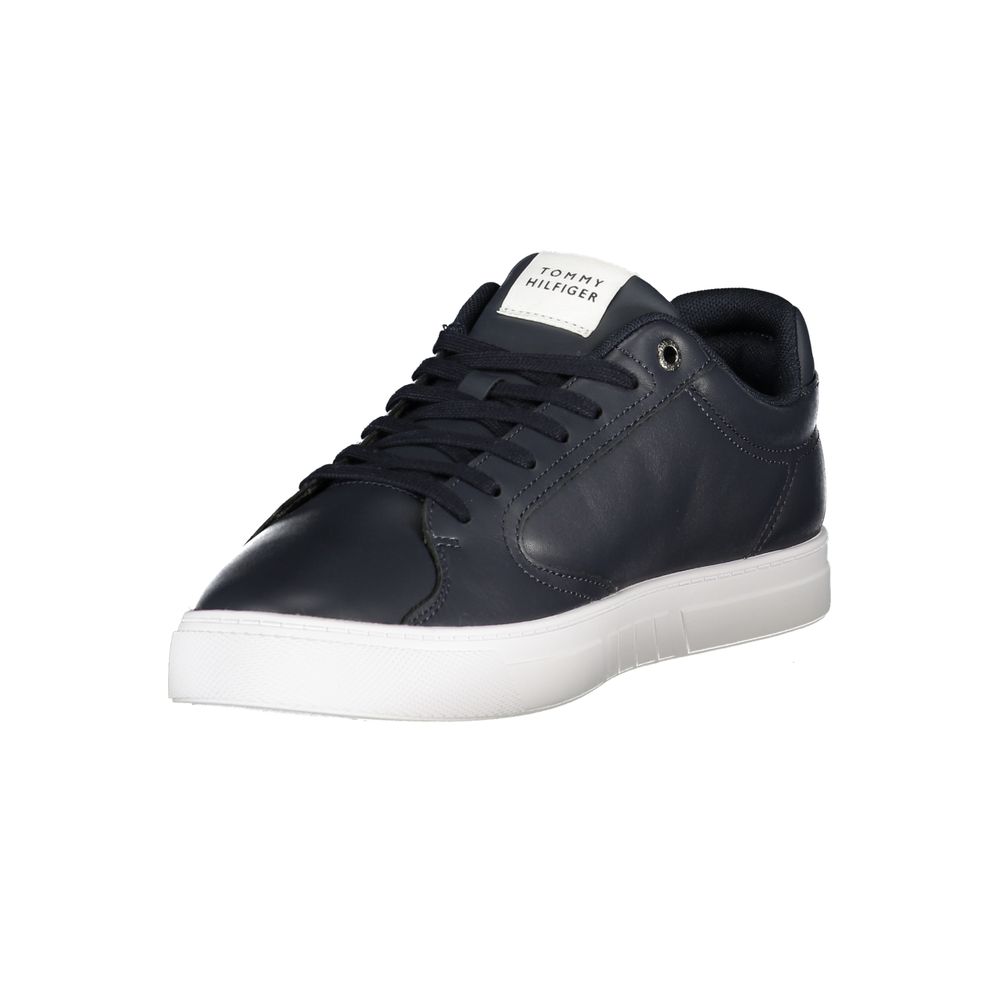 Blue Polyester Men Sneaker - ventzia