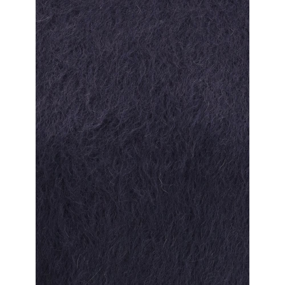 Blue Polyamide Sweatshirt