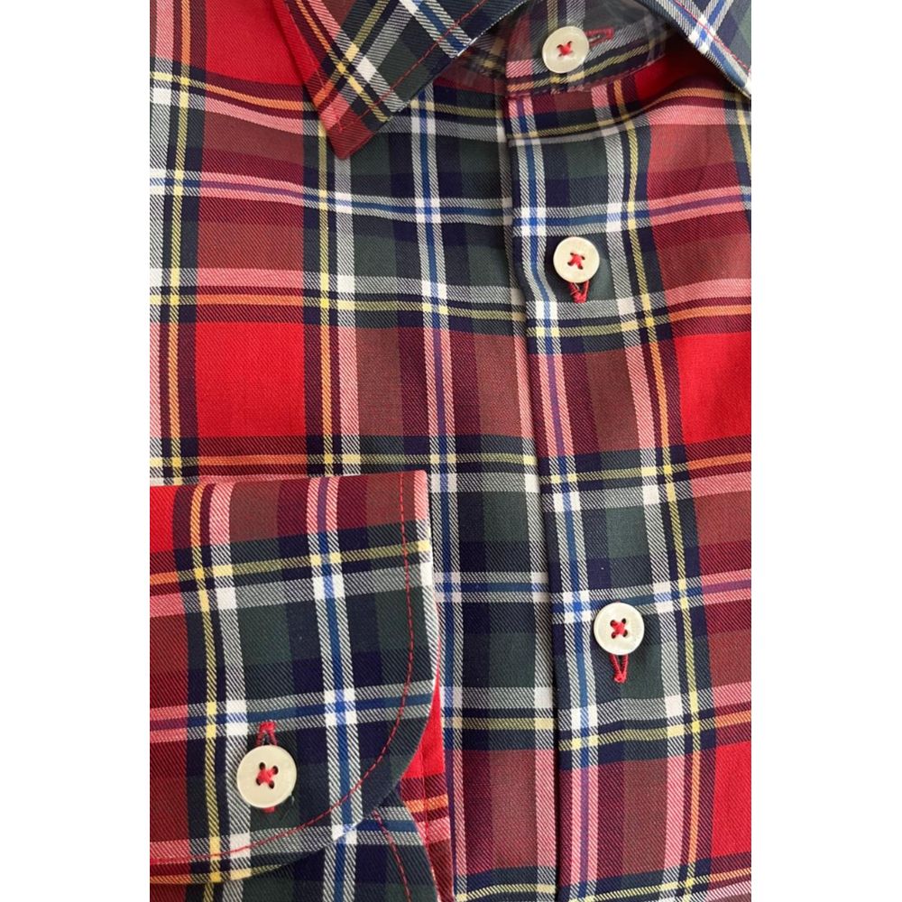 Multicolor Cotton Men Shirt - ventzia