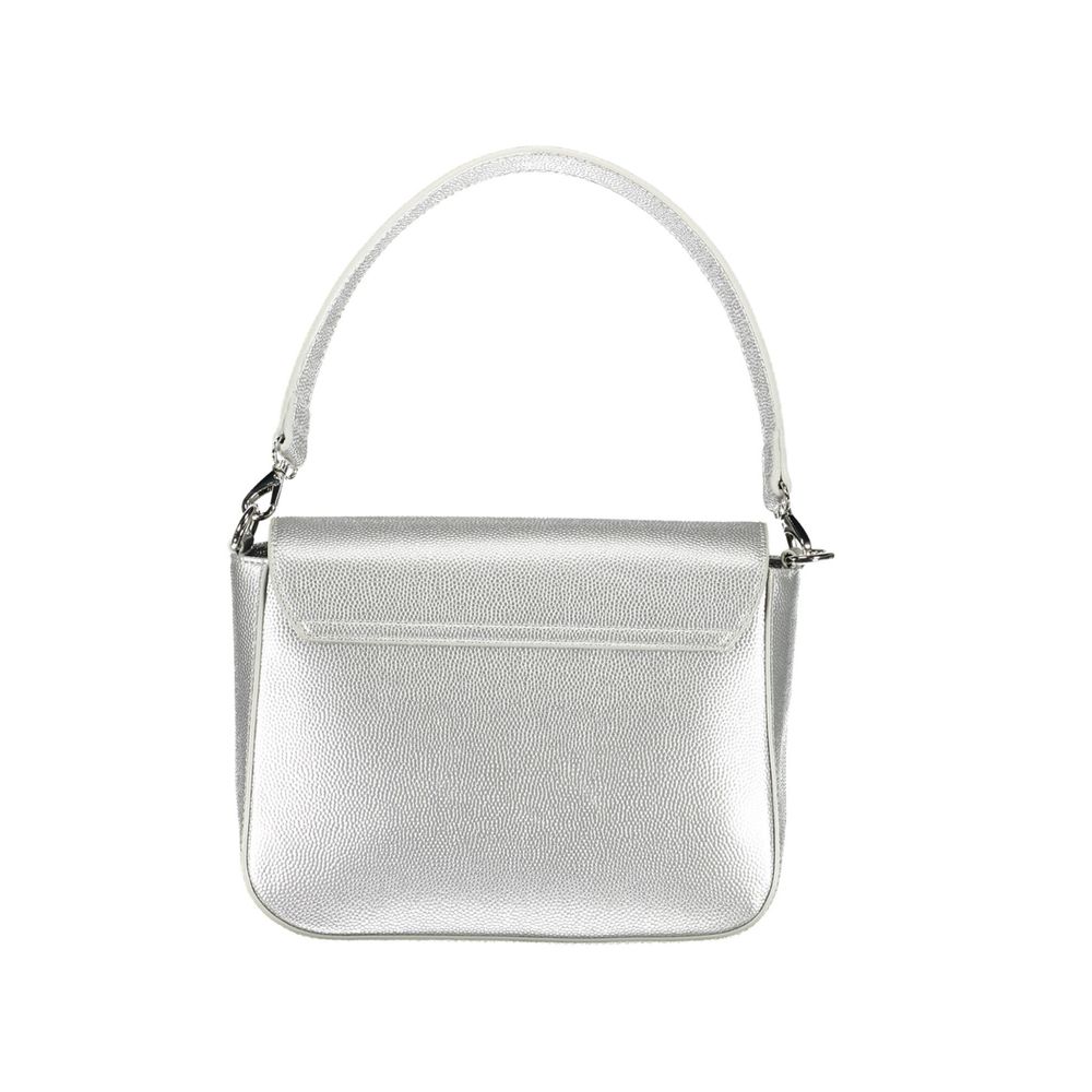 Argento Polyurethane Women Handbag - ventzia