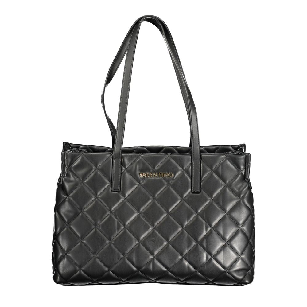 Nero Poliuretano Women Handbag - ventzia