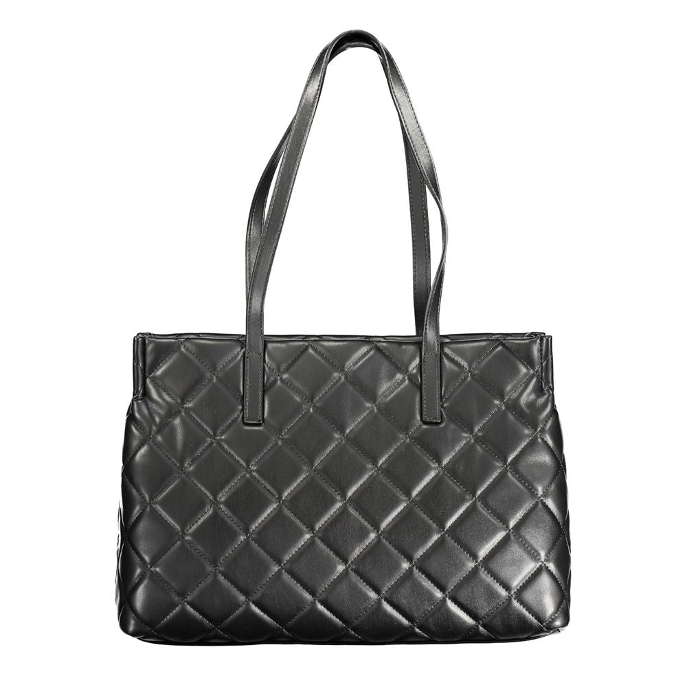 Nero Poliuretano Women Handbag - ventzia