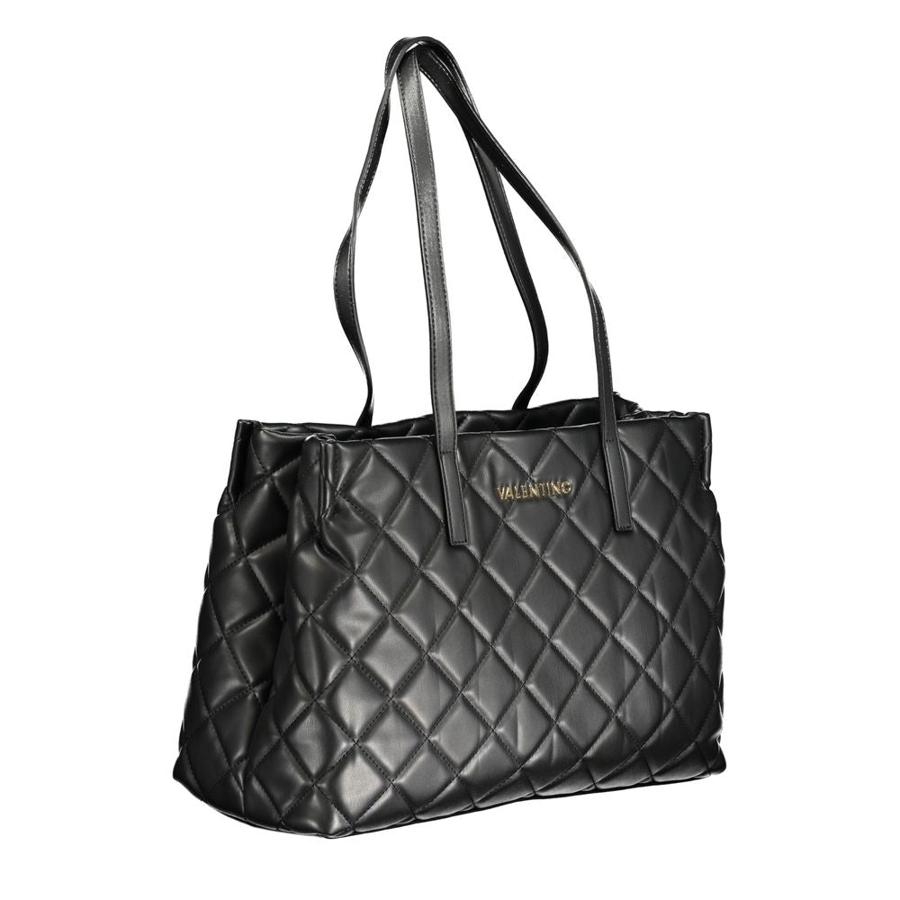 Nero Poliuretano Women Handbag - ventzia