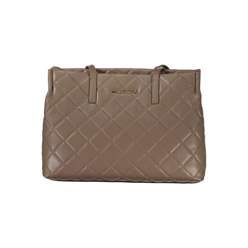 Marrone Poliuretano Woman Shoulder Bag - ventzia