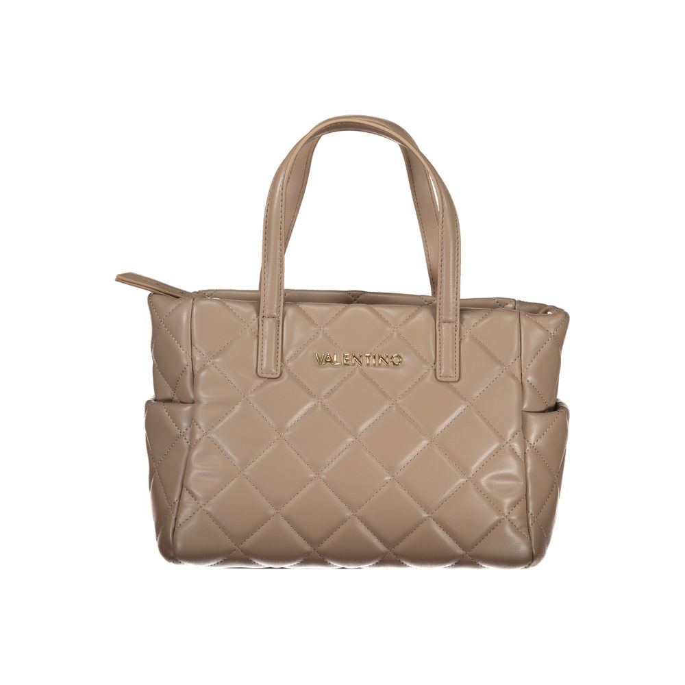 Marrone Poliuretano Women Handbag - ventzia