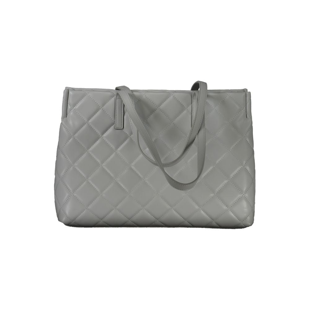 Grigio Poliuretano Women Handbag - ventzia