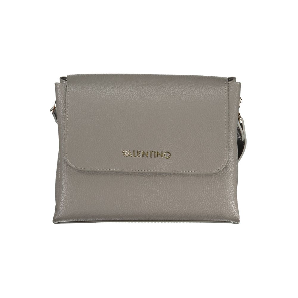 Grigio Polyurethane Women Handbag - ventzia