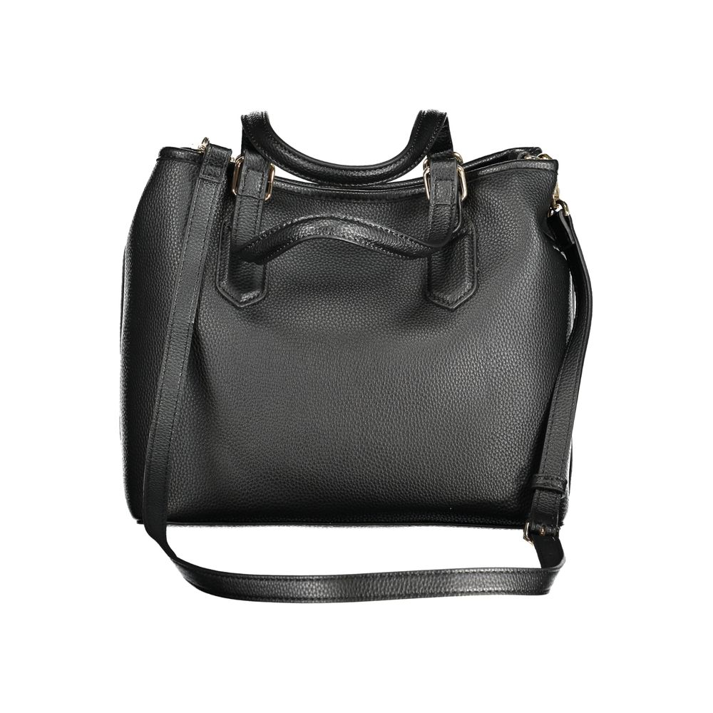 Nero Polyurethane Women Handbag - ventzia
