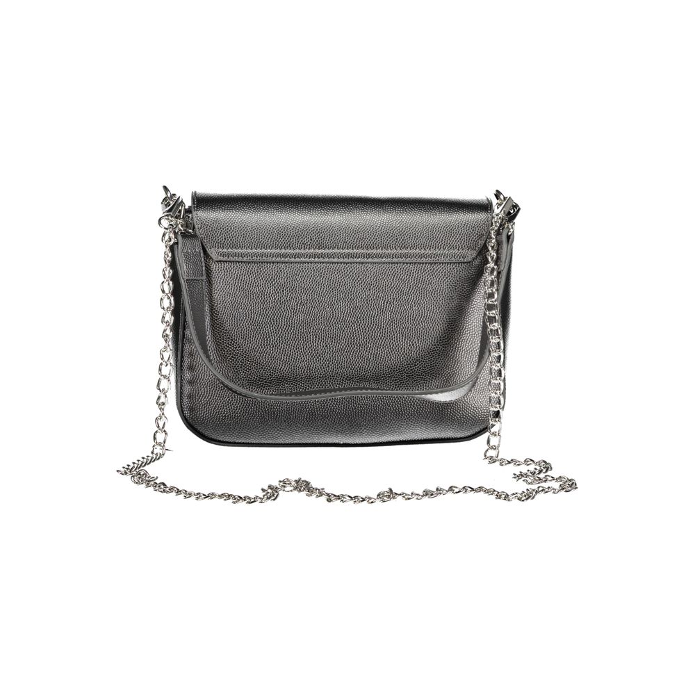Grigio Polyurethane Women Handbag - ventzia